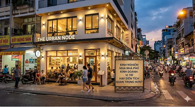 Dãy nhà phố kinh doanh sầm uất tại khu vực trung tâm với mặt tiền rộng rãi