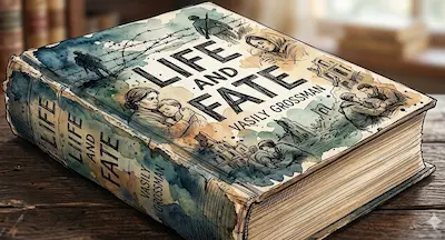 Tranh minh họa màu nước và sách Life and Fate