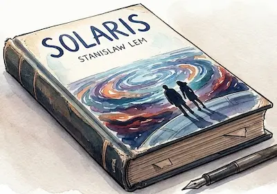 Tranh minh họa màu nước truyện viễn tưởng Solaris