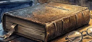 Canh can mot cuon sach cu day com mang ten The Brothers Karamazov da khep lai tren ban go tai Tranghay com